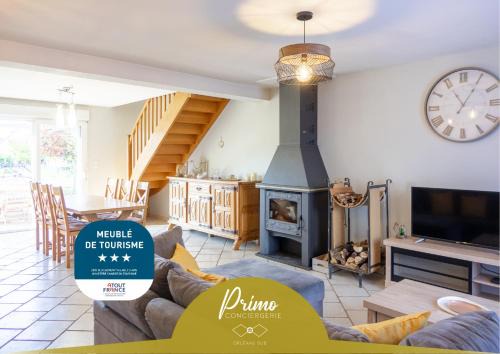 Sandillon Villa | La Sandillonnaise - Maison 5 chambres à seulement 15 minutes d'Orléans et 20 mn de la Ferté St Aubin et de Châteauneuf sur Loire