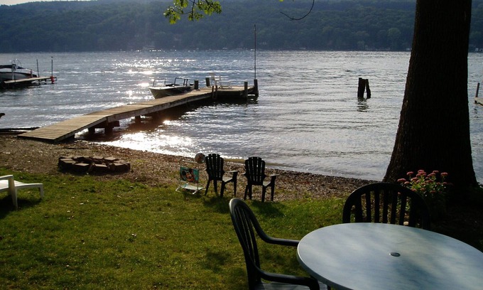 Penn Yan Cottage | LAKE FRONT: EAST SIDE KEUKA LAKE for BEAUTIFUL SUNSET