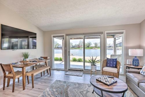 LaPlatte I House | Lakefront Bellevue Home Private Beach and Fire Pit!