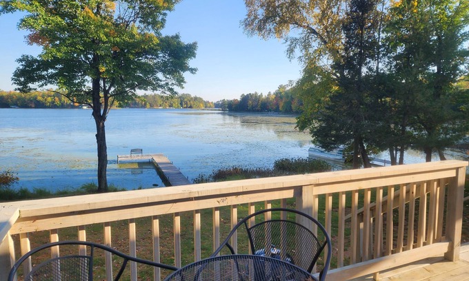 St Germain Cabin | Lakefront Cabin on Snowmobile/UTV Trails