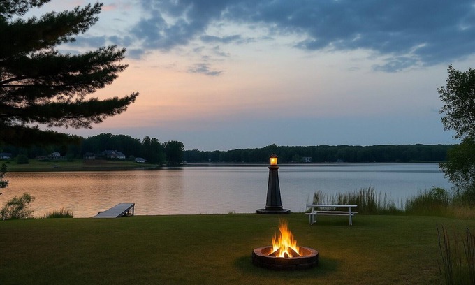Canadian Lakes Cottage | Lakefront Cottage Getaway with Hot Tub, Golf and Pool Access