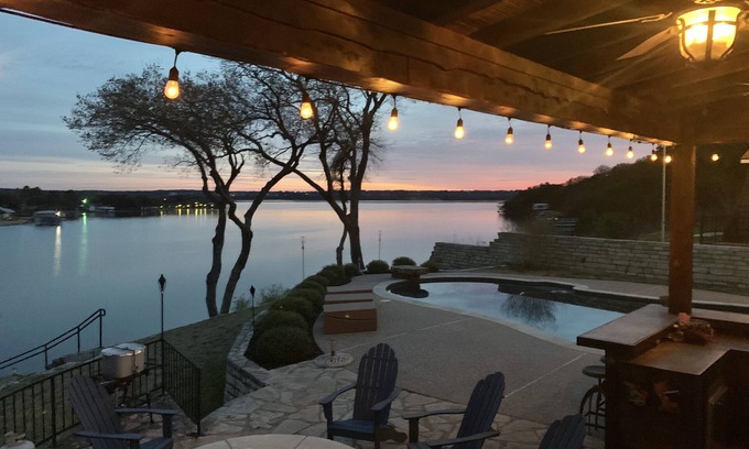 Granbury House | Lakefront property with pool and lighthouse with amazing views of the lake, .