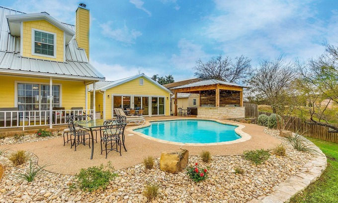 Dennis House | LAKEFRONT W/DOCK, POOL, HOT TUB & OUTDOOR KITCHEN