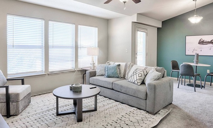 Jenks Apartment | Landing | Incredible 1BD, Gym, Pool
