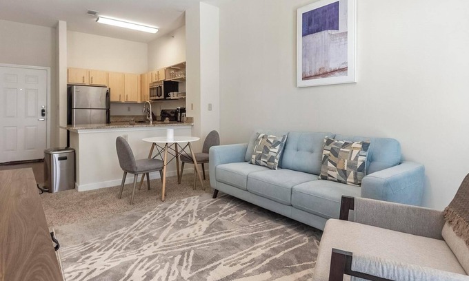 New Pathways Apartment | Landing | Stylish 1BD, Pool, Gym