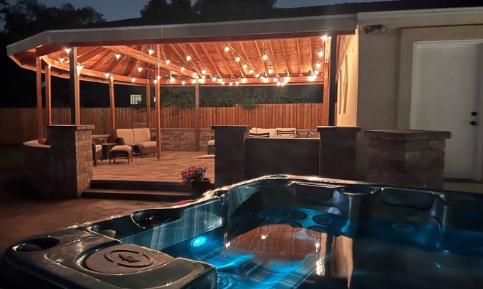 Southeast Colorado Springs House | Large BOHO home with mountain views and HOT TUB!