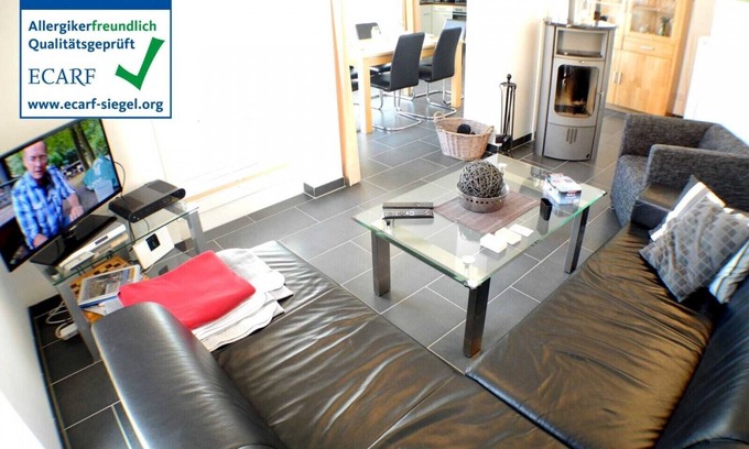 Grossenbrode Apartment | Large, bright penthouse with video on demand, WiFi, 2 roof terraces, ECARF