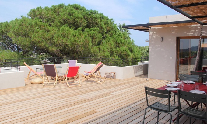 Marine de Davia Villa | Large contemporary Corsica villa, Marine de Davia, 5 'walk from the beach