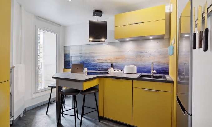 Parc-Nord Apartment | Large family T3 with parking near La Défense