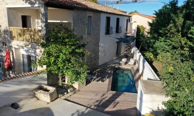 Saint-Bauzille-de-Montmel House | Large Villa with Pool for up to 17 people