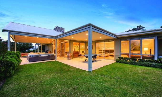 Eagle Bay House | Large Holiday Home with Games Room and Fireplace