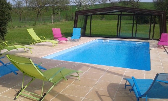 Malandry Cottage | Large holiday home with heated indoor pool, 12 people