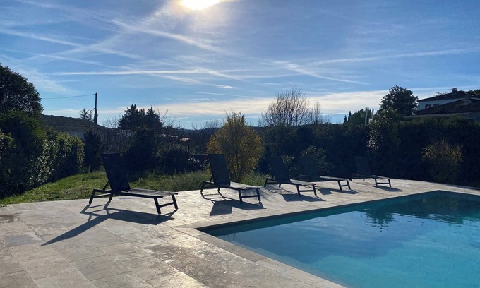 Saint-Ambroix House | Large house with private swimming pool, enclosed grounds that will enchant your vacations.