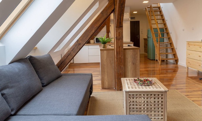 Katowice Apartment | Lazy Days Attic City Center