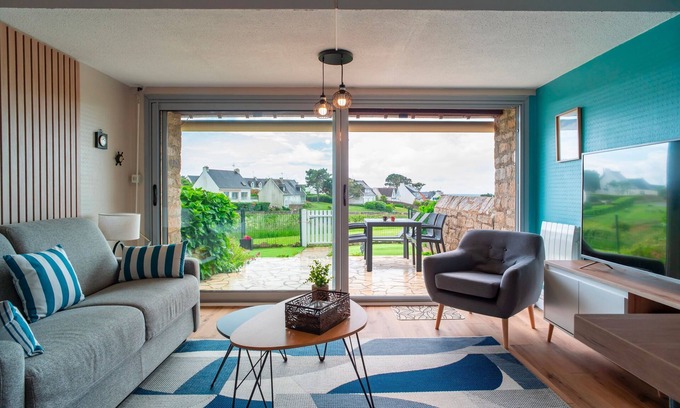 Saint-Gildas-de-Rhuys Apartment | Le Bleu de Rhuys - Vue Mer
