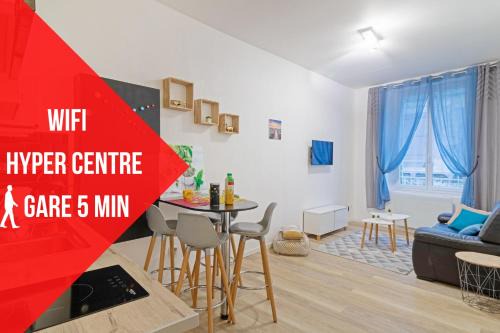 La Ferte-sous-Jouarre Apartment | Le cosy fertois-self checkin-centre-ville
