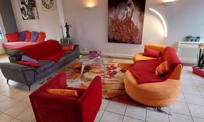 Cite Apartment | LE LOFT DE LA ROBINE Apartment 110 m2 terrace Cathedral view city center