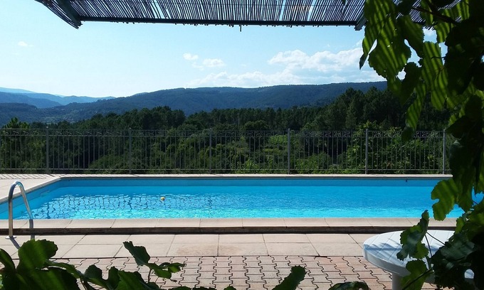 Chambonas House | Le Vignal complet, beautiful spacious house with private pool in the Ardèche