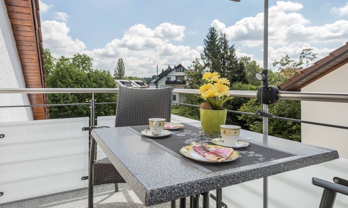 Eriskirch Apartment | Light-Flooded Attic Apartment “Haus Schussenblick DG” with Wi-Fi, Terrace & Garden; Parking