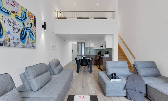 Downtown Montreal Apartment | LiV MTL Downtown-403 Spacious Duplex + Mezzanine