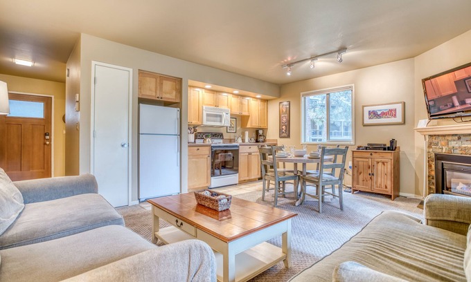 Century West Condo | Location and Privacy in Lower-Level Condo with Mt. Bachelor Village Amenities!