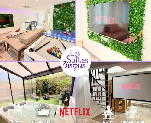 Haussonville-Blandan-Mon Desert-Saurupt Apartment | Loft Luxe Nancy - Jacuzzi - Sauna - Cinéma