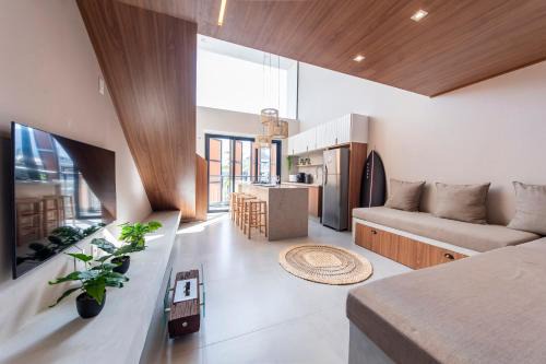 Lagoa Pequena Apartment | Loft Moderno no Point do Novo Campeche TV1582
