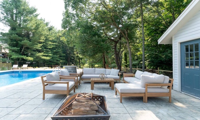 Yaphank House | Long Island Getaway w/Heated Pool & Lake