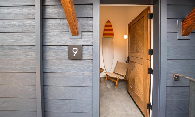 Stinson Beach Hotel | Longboard Studio includes King Bed and Kitchenette