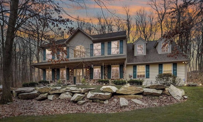 Narvon House | Lots of space, gym, game room, nature, in a premier Lancaster Co neighborhood.