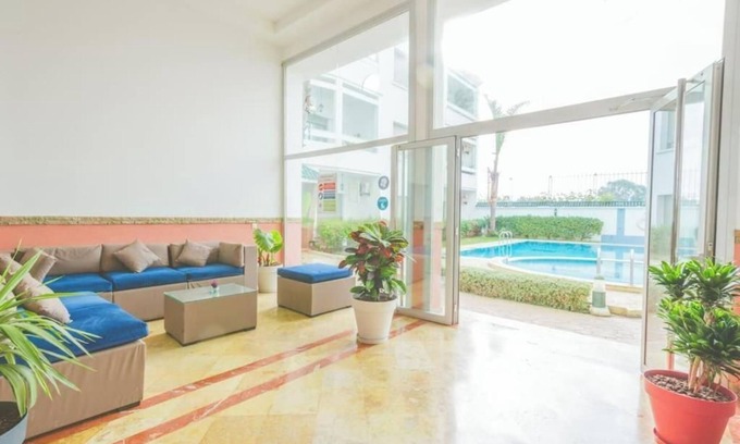 Skhirat Plage Apartment | Lovely 2 Bedroom Vacation Home With Pool/beach