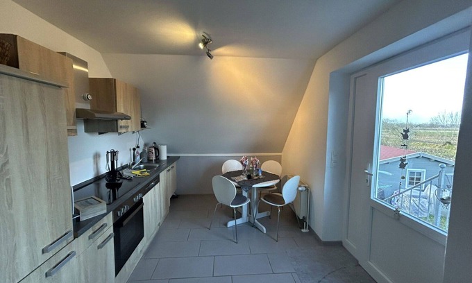 Westerholt Apartment | Lovely apartment for 4 guests with WIFI, TV, patio and pets allowed