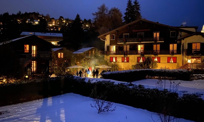Vercorin House | Lovely apartment in villa for 15 people with WIFI, hot tub and terrace