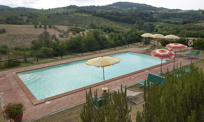 San Gimignano Apartment | Lovely apartment for 4 people with WIFI, pool, A/C, pets allowed and panoramic view