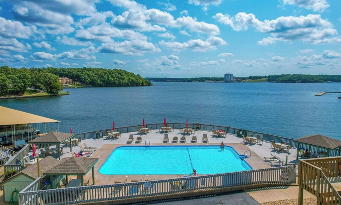 Village of Four Seasons Condo | Lower level lakefront condo