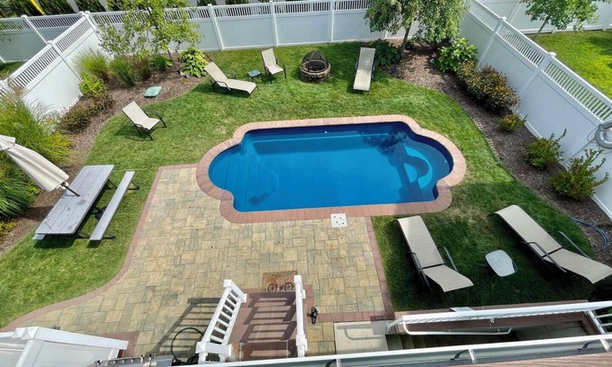 The Pines House | Lux 6BR Home w/Private Saltwater Pool – Walk to Beach, Dining & Boardwalk!