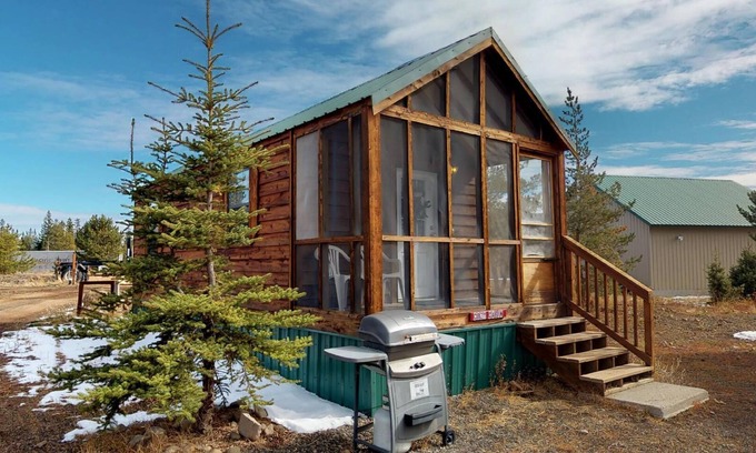 Island Park Cabin | LUX Cozy Cabin* Queen Bed, Satellite Tv, Wifi Access, Gas Grill, 32 Miles to Yellowstone