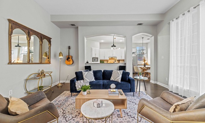 Plano House | Luxe 5BD Home, Heated Pool, Game Room, King Beds, Family-Friendly