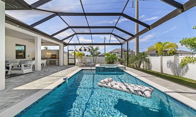 Pelican House | Luxe Cape Coral Escape with Heated Pool & Game Room