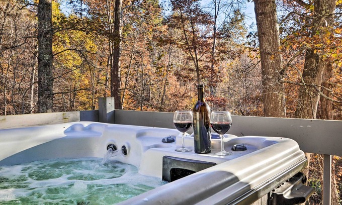 Logan Cottage | Luxe Dog-friendly Cabin w/Hot Tub & Game Room