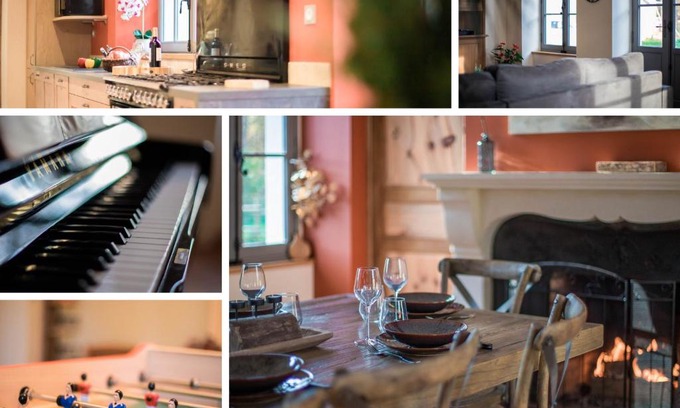 Parigne-lʼEveque House | Luxe et tranquillité au vert: maison 6 chambres, piscine, proche du Mans, idéale familles et groupes - FR-1-410-361