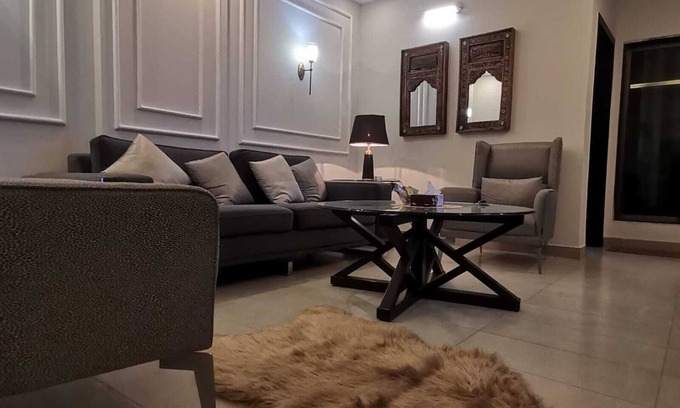 Islamabad Apartment | luxe leaf residence with Patio & Gym, luxury in the heart of capital city