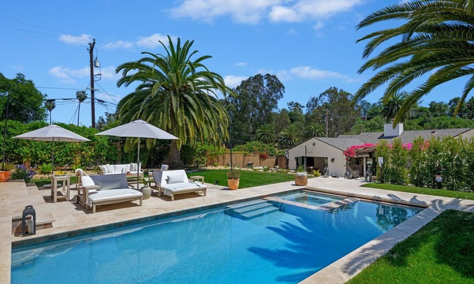 Santa Barbara House | Luxe Remodel a True Oasis with Pool and Hot Tub