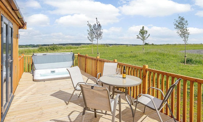 Hundall Ski Chalet | Luxurious and contemporary lodge with stunning countryside views.