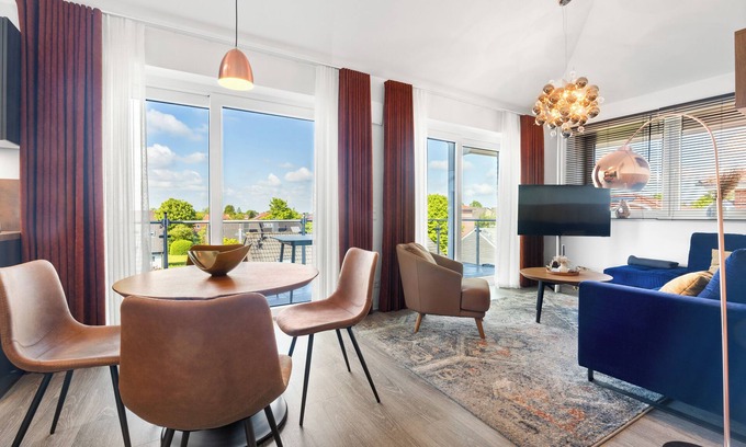 Wangerland Apartment | Luxurious North Sea time-out in the "Kormoran" penthouse.