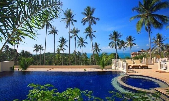 Mae Nam Villa | Luxurious semi - detached 2 bedroom Villa with 2 superb pools and sea views