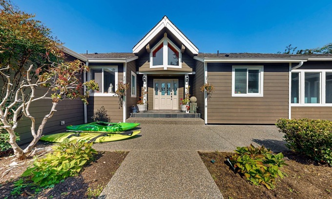 Hansville House | Luxurious water view home surrounded by wildlife and a private hot tub