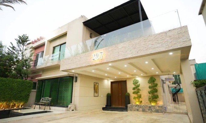 Rawalpindi House | Luxury 3 Bedroom Villas w/Waterfall & Manicure Garden