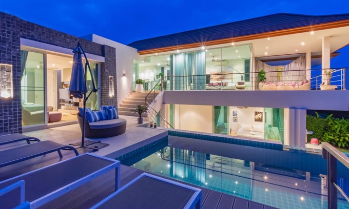 Khao Tao Villa | Luxury 3 Bedroom Villa, Sea View (PM-A5)