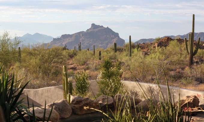 Las Sendas House | Luxury 5 Bdrm 5 Bath Retreat, Gorgeous Red Mountain Views, Private Pool/Spa